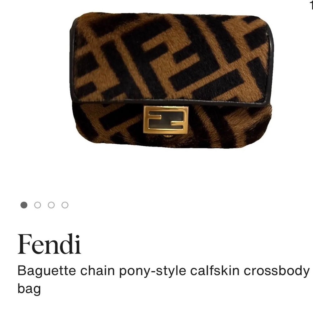 Fendi baguette pony style nano bag - Picture 5 of 8